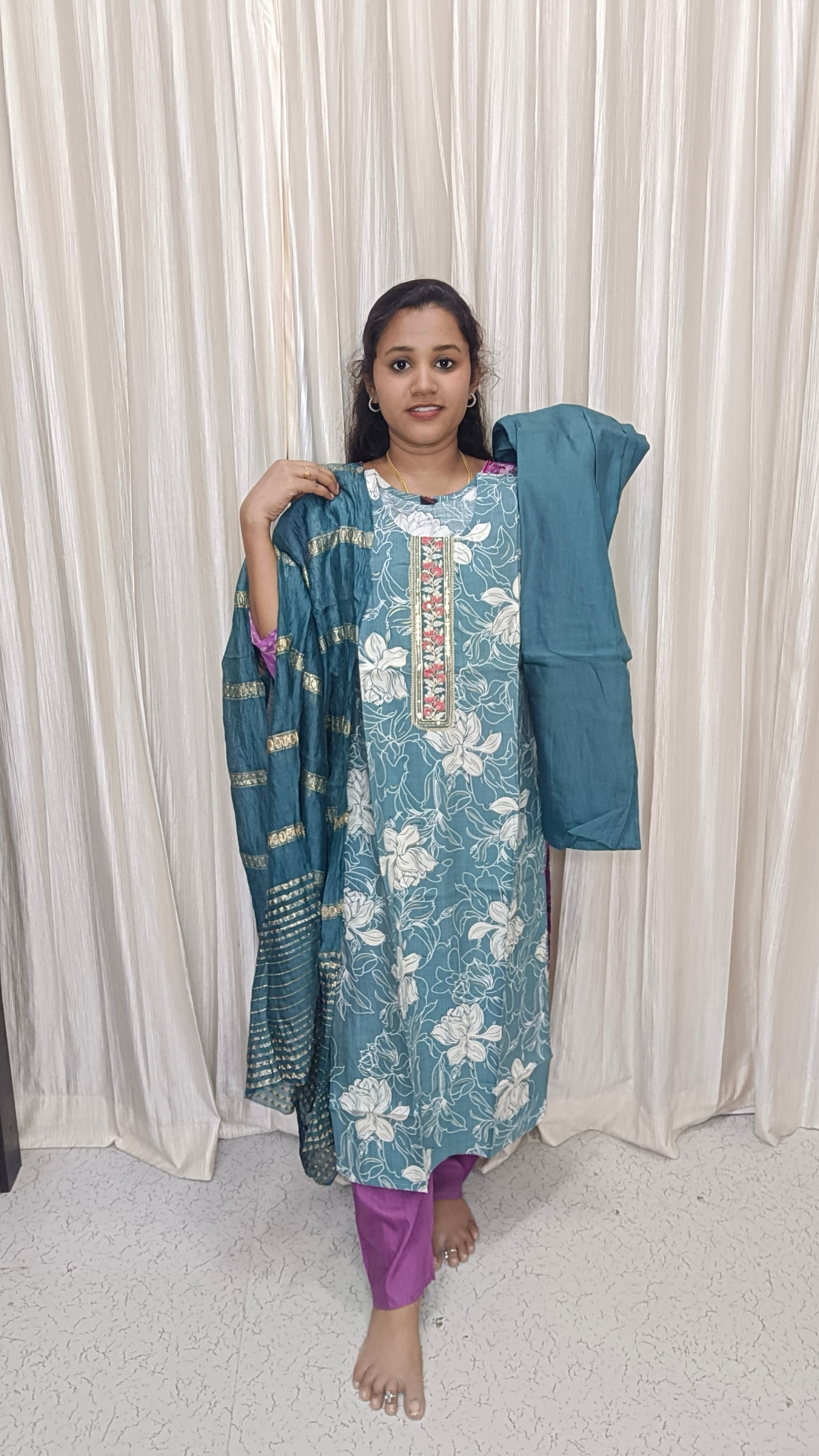 Kurti pant with duppata sets