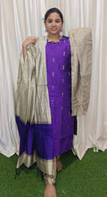 Raw silk kurti set