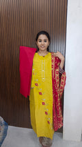 Kurti with pant and dupatta