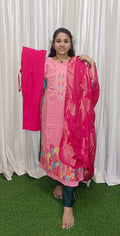 Kurti with pant and dupatta vin