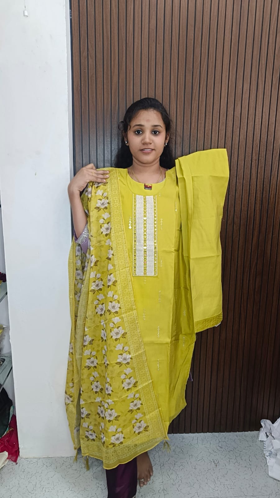 Kurti with pant and dupatta
