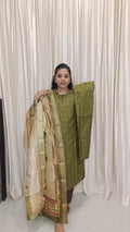 Premium Raw silk Kurti set