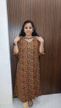 Aline Kalamkari Kurti 💛 Yellow