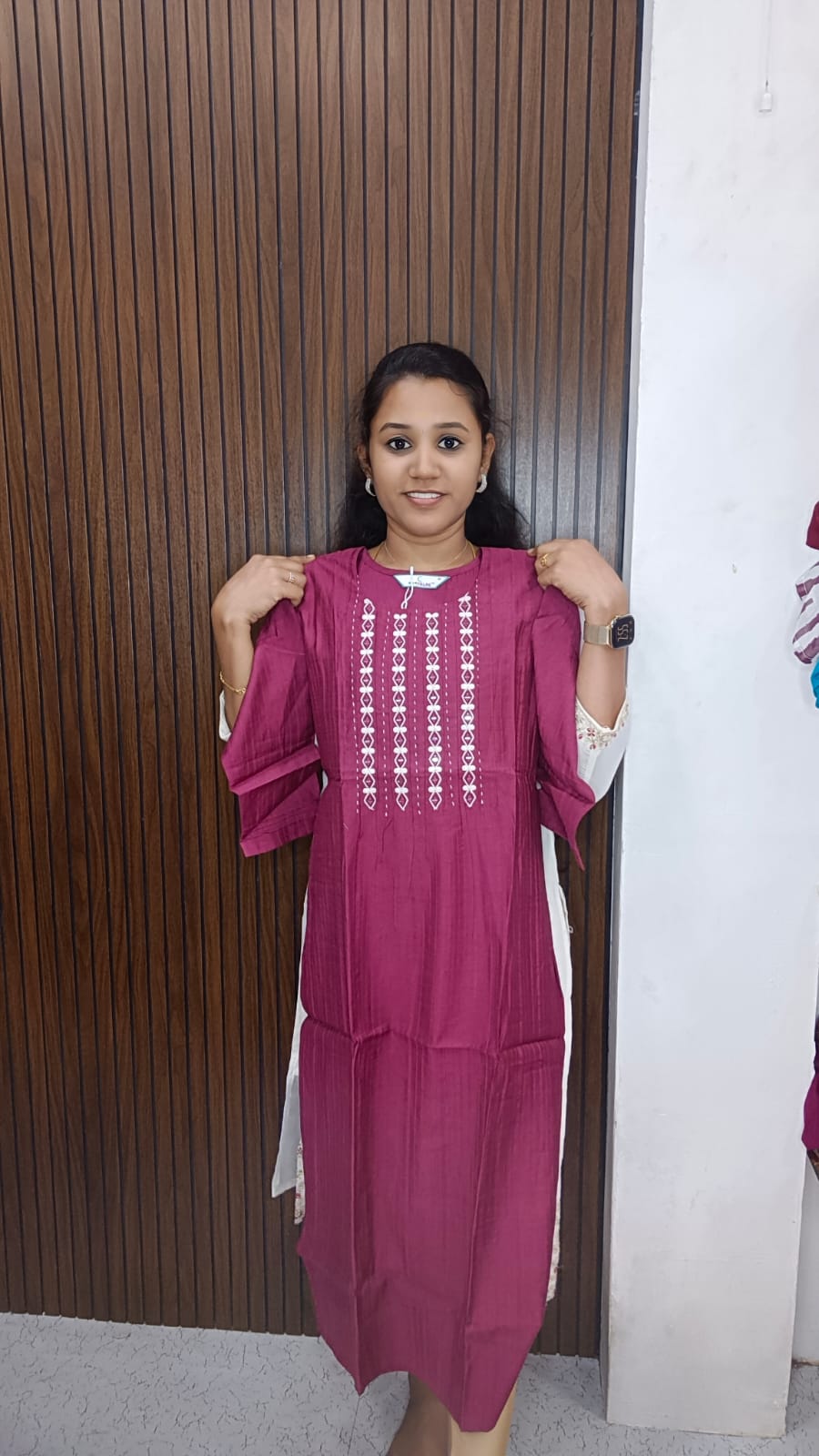 Taffeta kurti