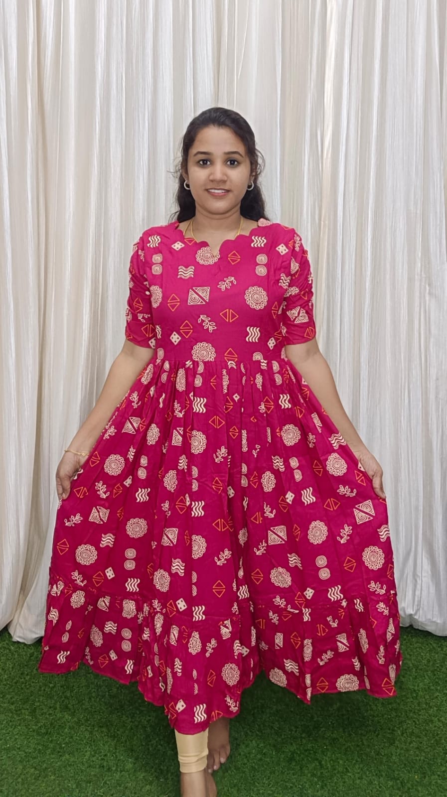 Own brand customized Rayon maxi