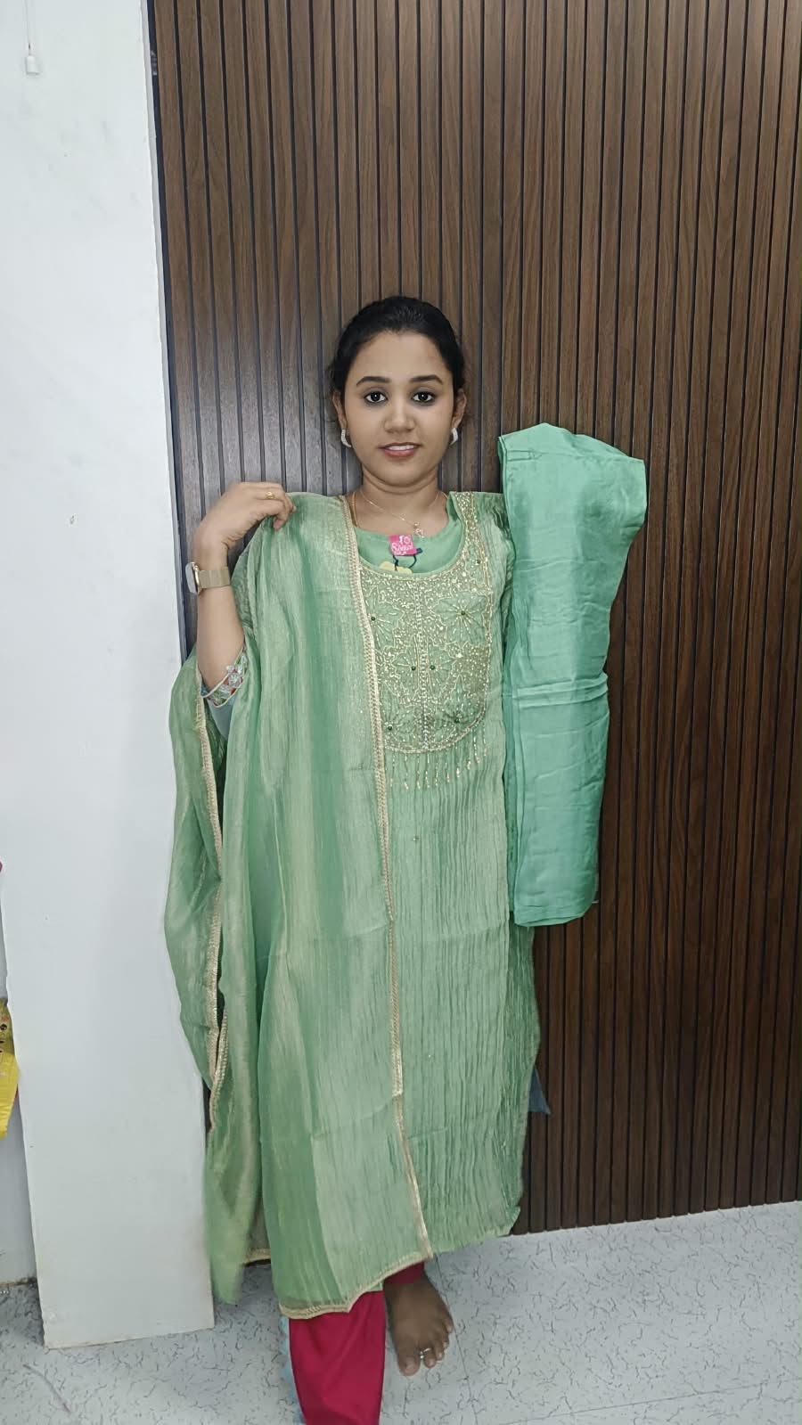 Kurti with pant and dupatta