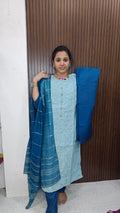 Kurti with pant and dupatta