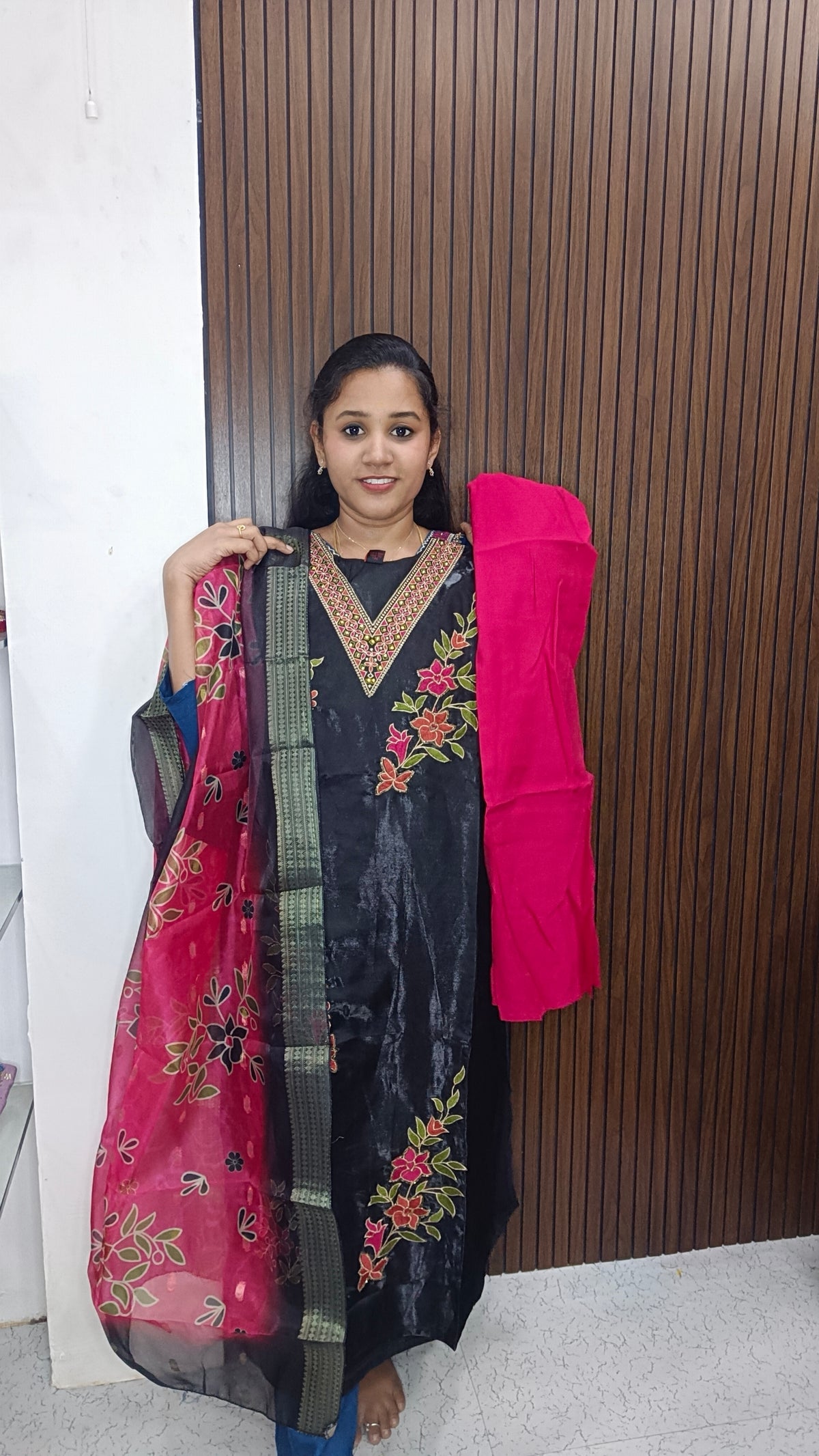Kurti with pant and dupatta