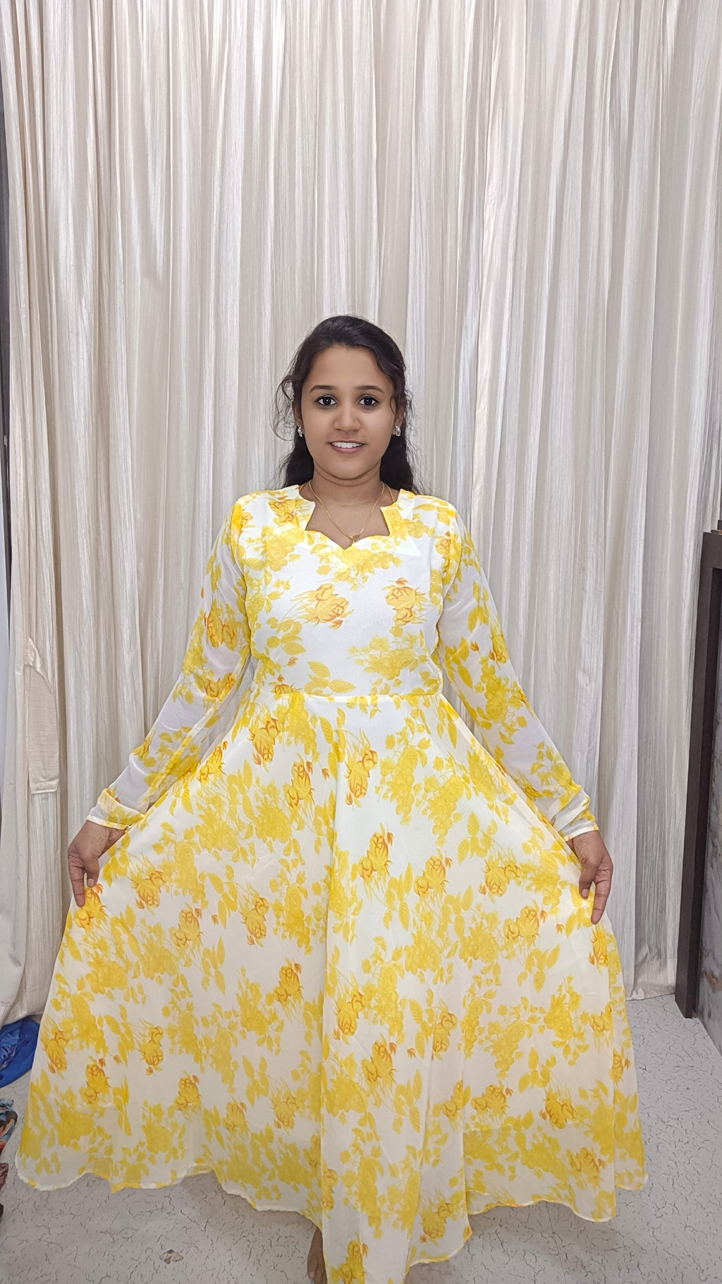 Customized Own Brand Georgette Maxi