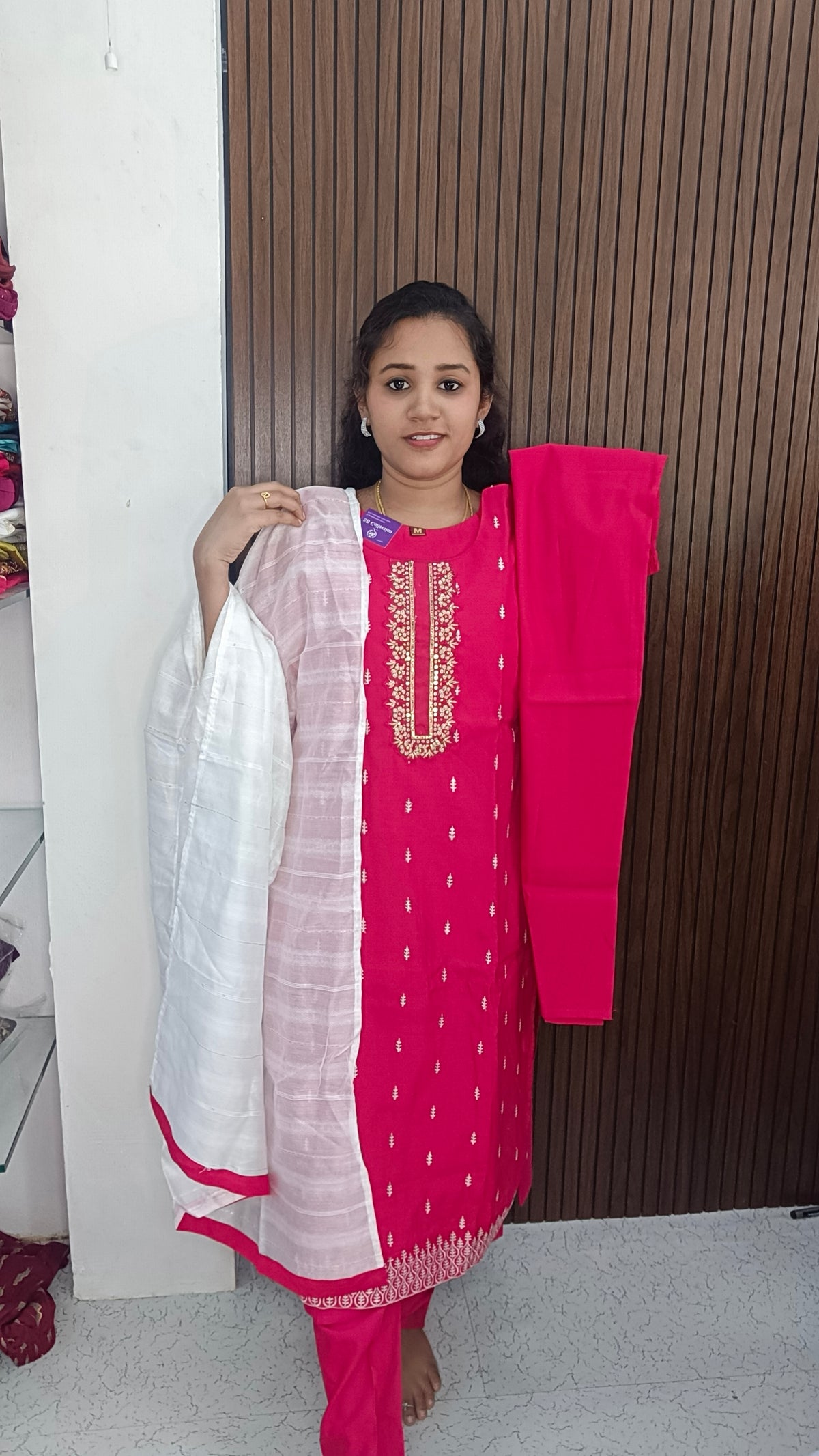 Kurti with pant and dupatta