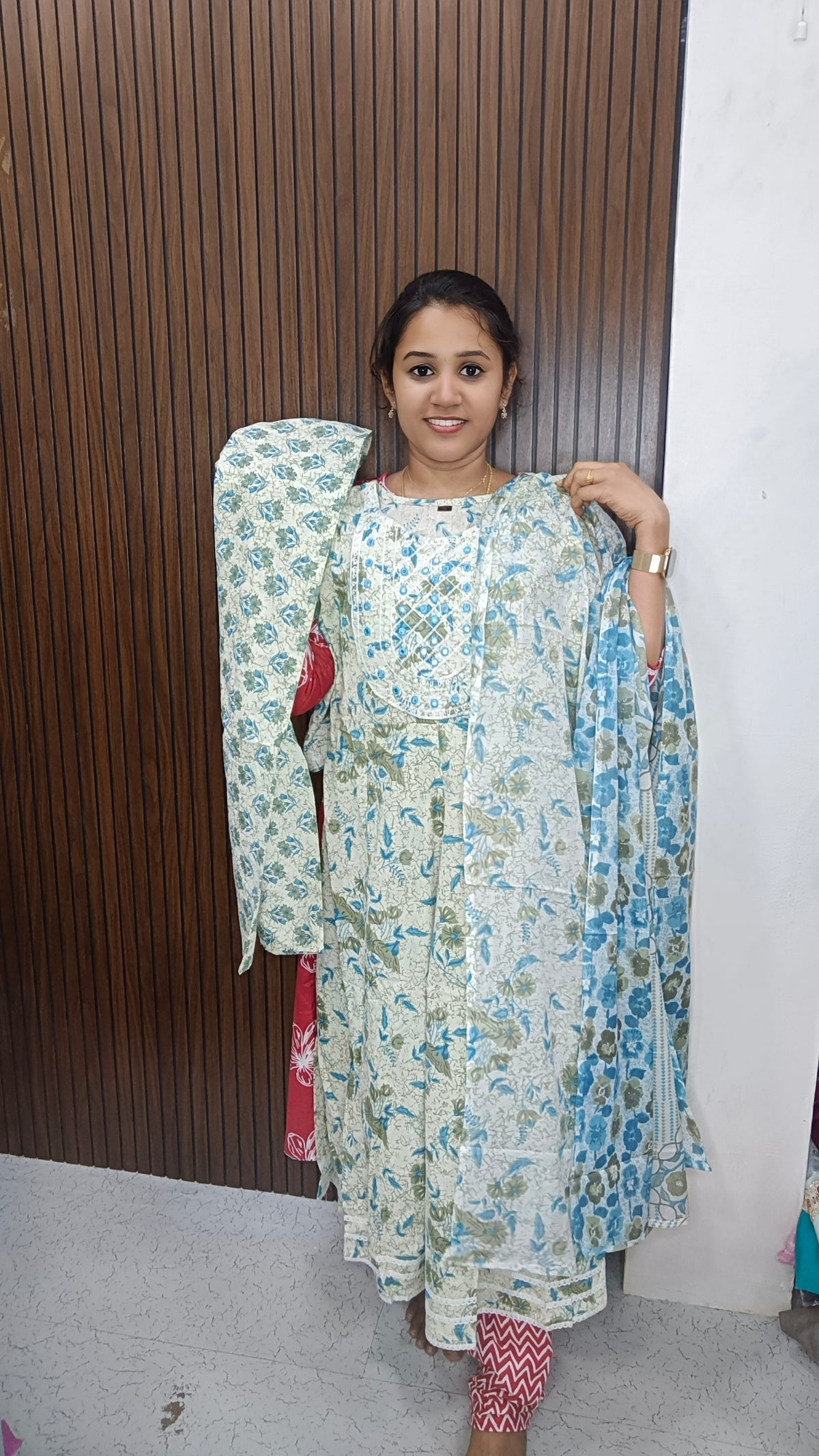Cotton umbrella 3 piece set