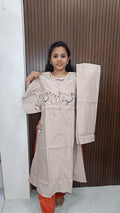 Stylish Aline Coord set with 3/4 sleeve 003