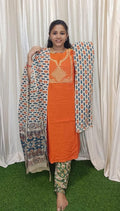 Traditional Mangalgiri 3 piece set
