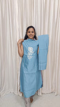 Stylish Aline Coord set with 3/4 sleeve