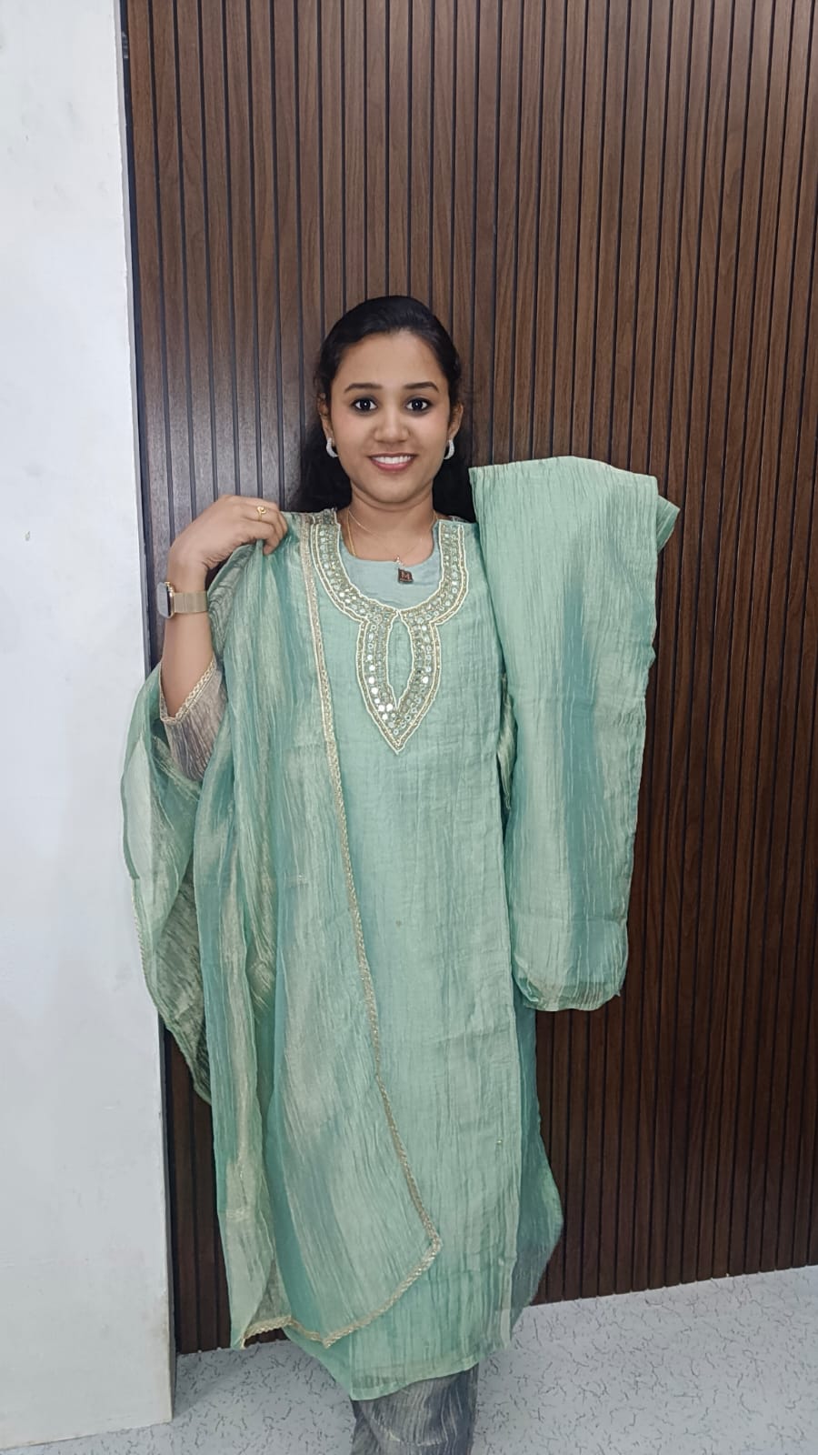 Kurti with pant and dupatta