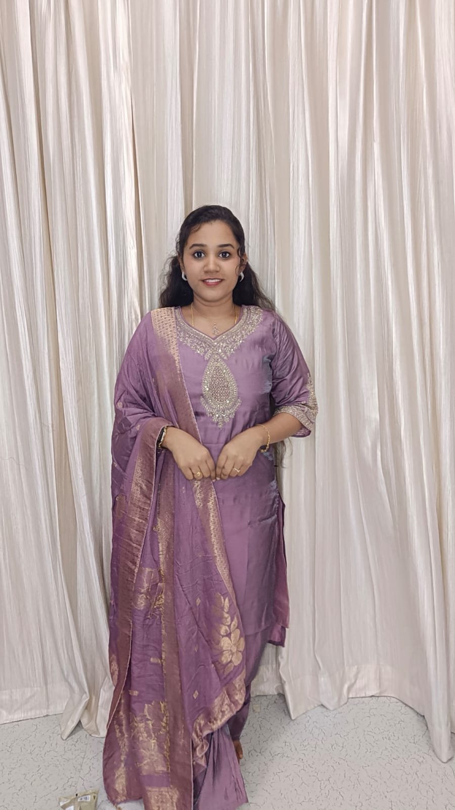 Kurti with pant and dupatta