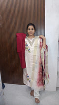 Kurti with pant and duppata