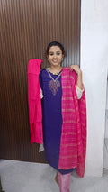 Kurti with pant and duppata