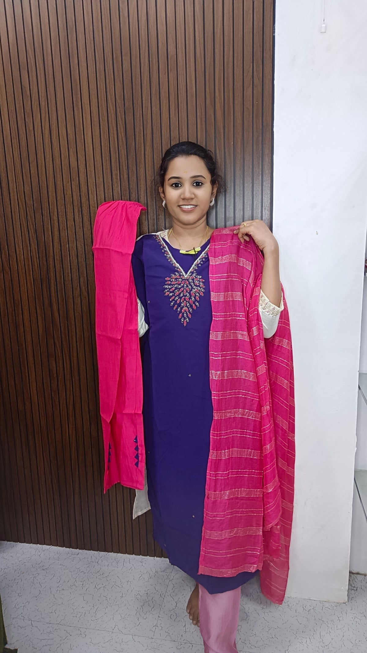Kurti with pant and duppata