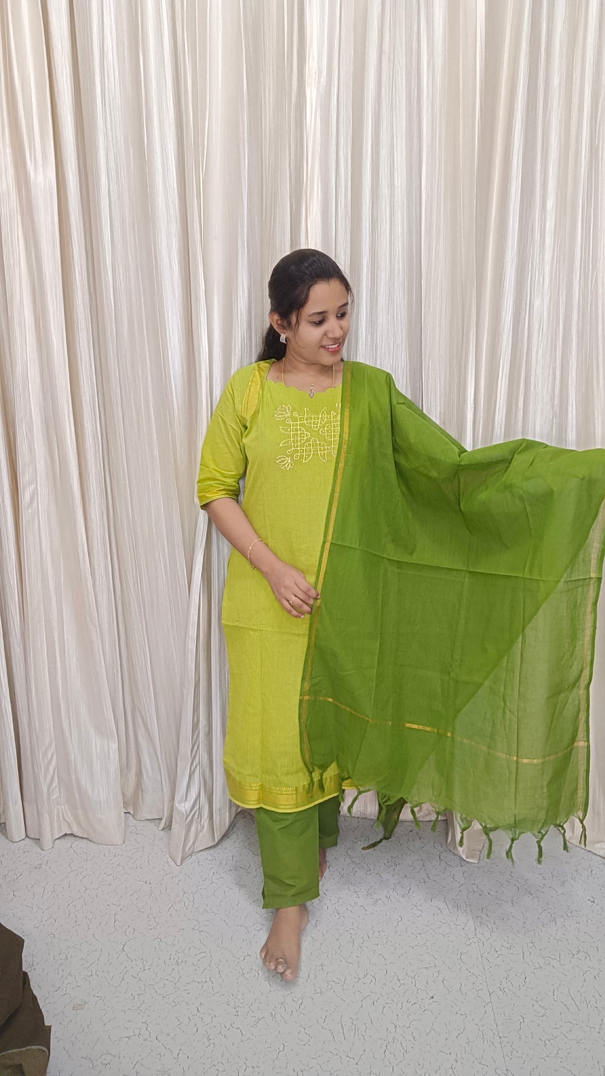 Premium Mangalgiri Cotton 3 piece set collections
