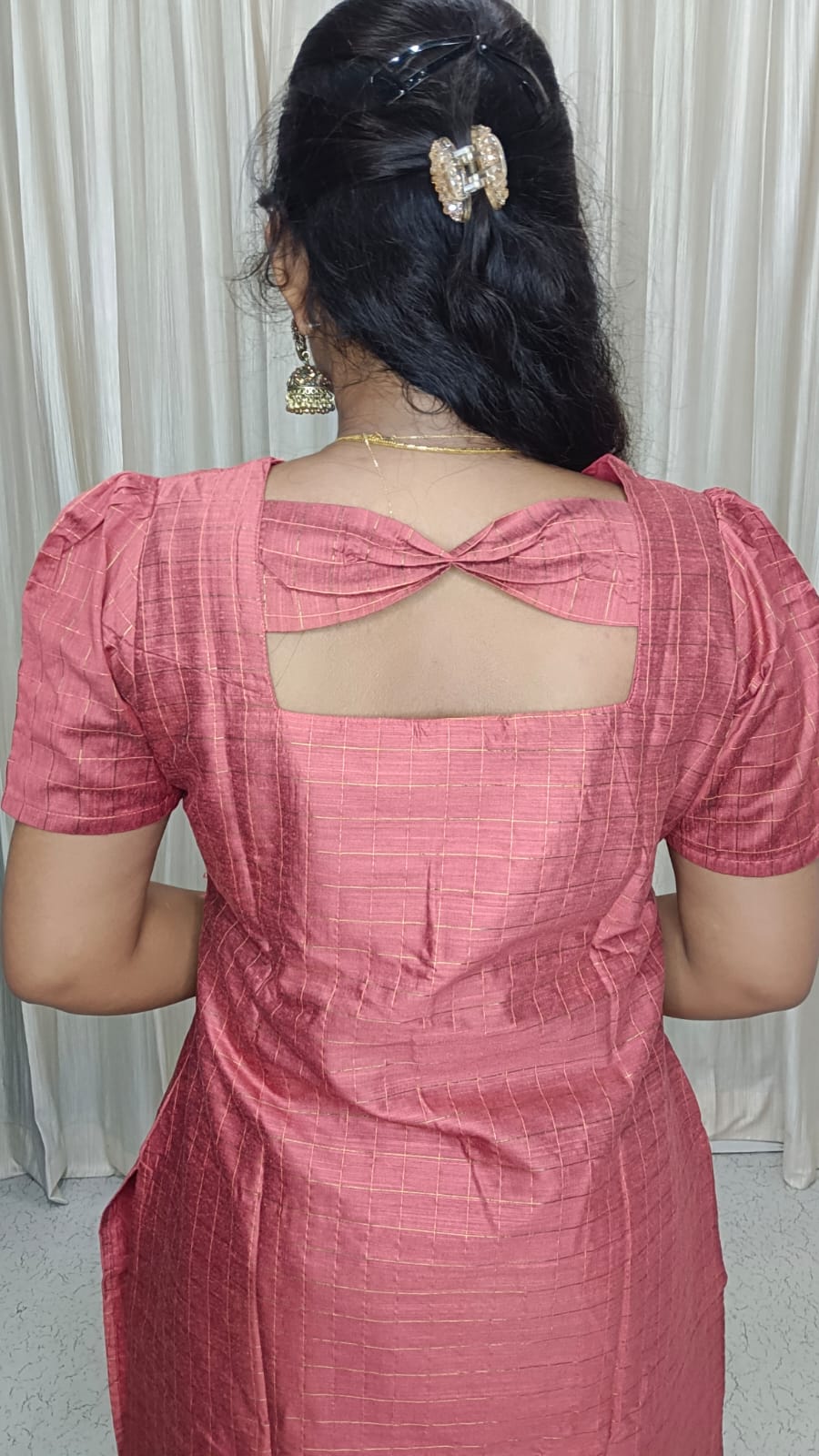 SB1085-Susmi Brand Premium Raw silk Kurti set