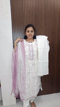 Kurti with pant and dupatta