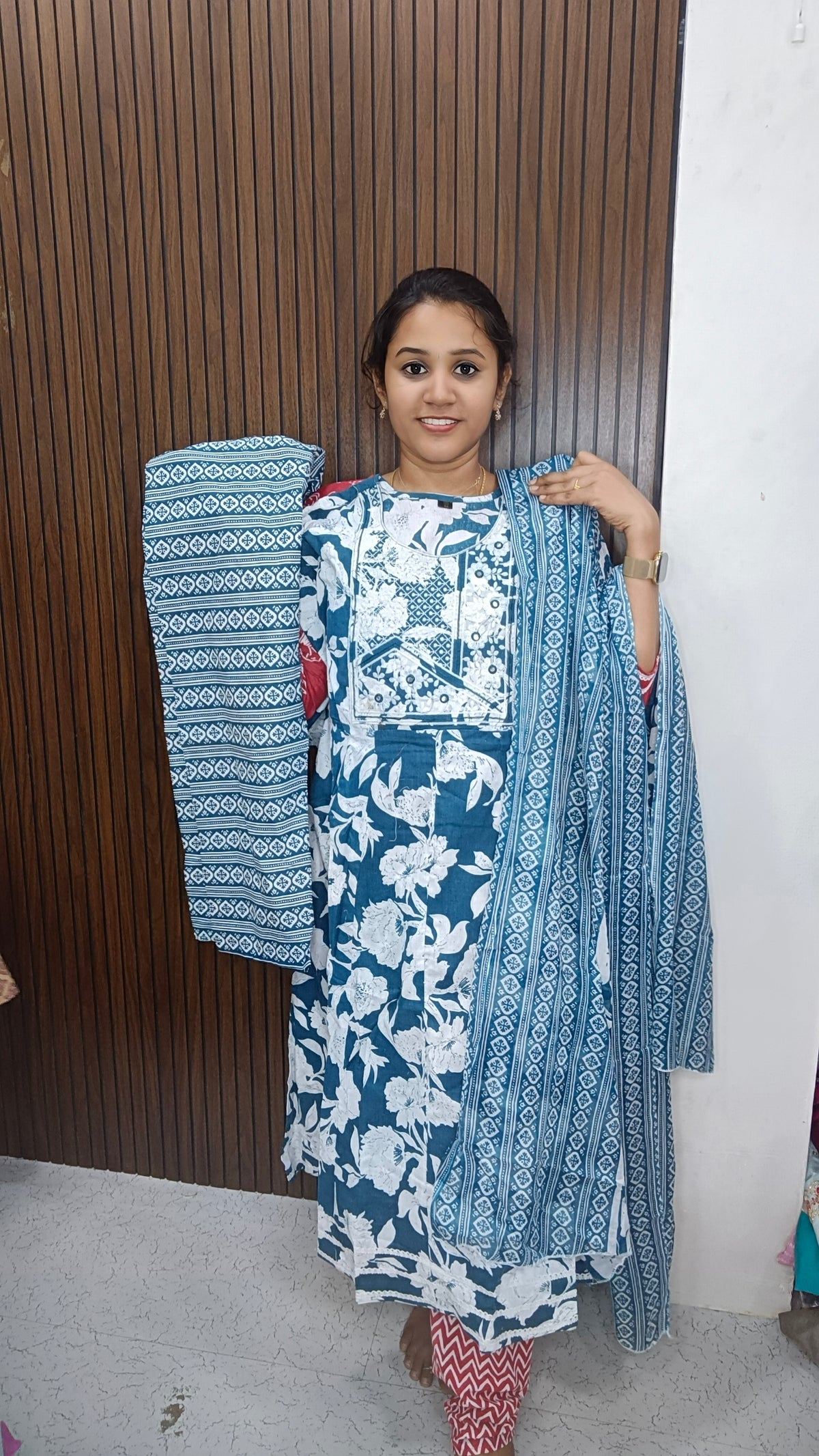 Cotton umbrella 3 piece set