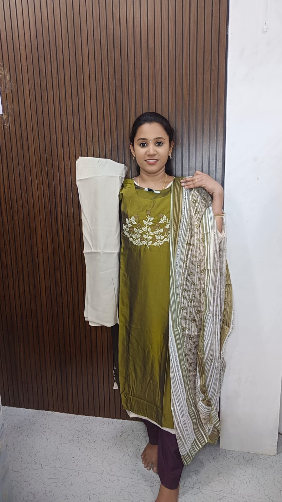 Kurti with pant and duppata
