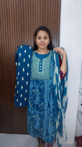 K018 Kurti with pant and dupatta