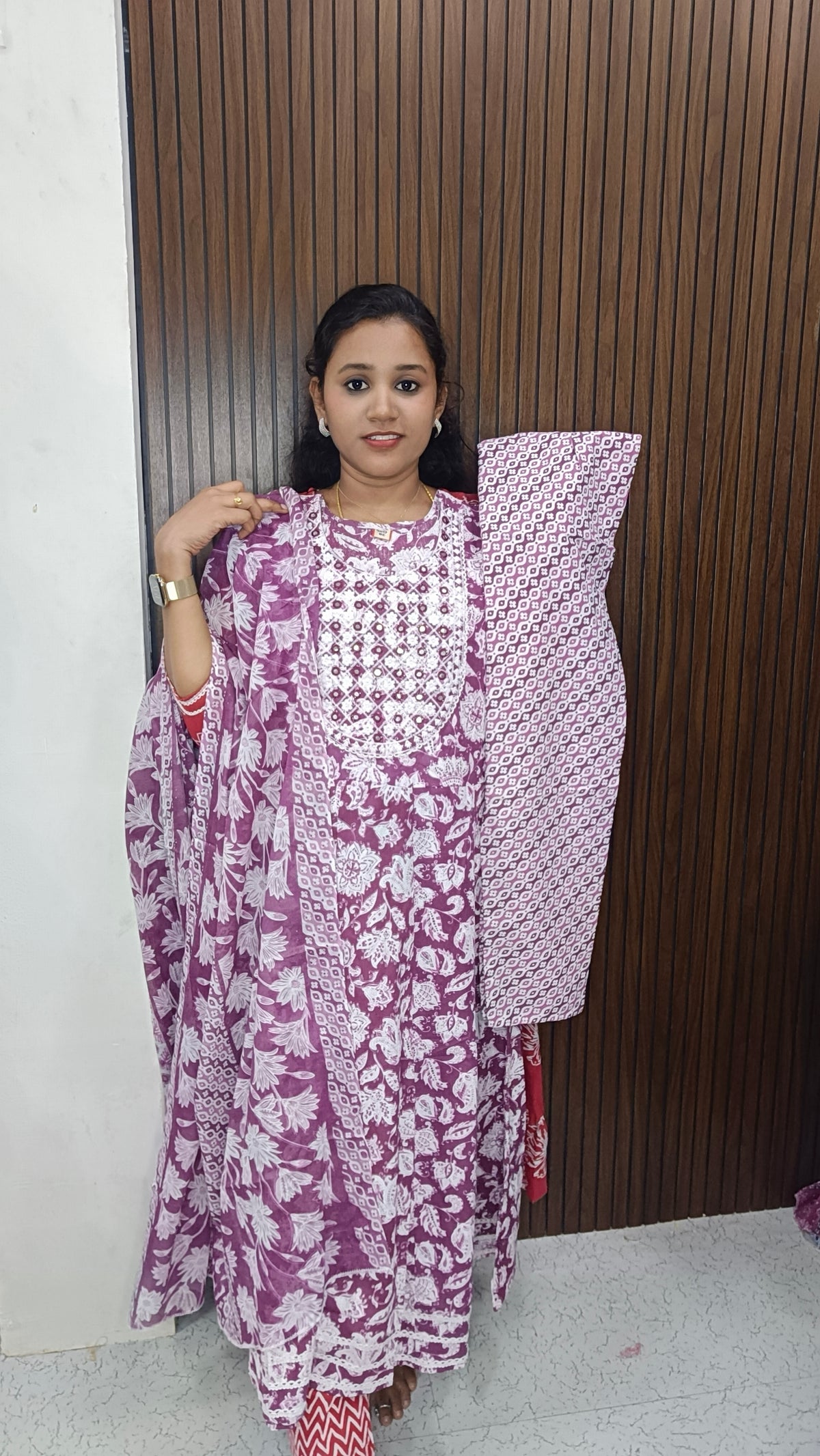 Cotton umbrella 3 piece set