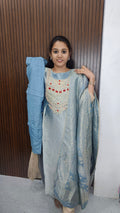 Kurti with pant and dupatta