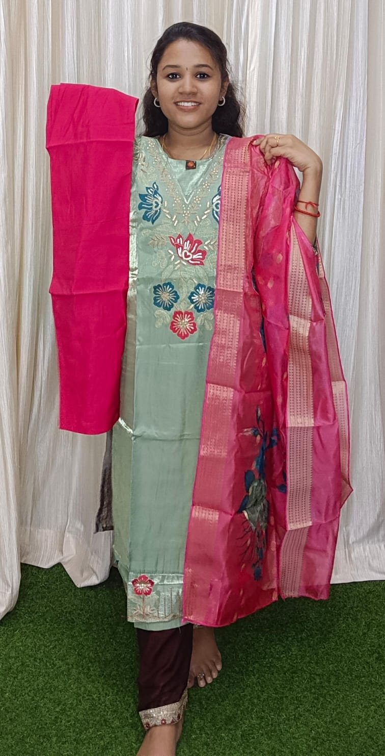 Kurti with pant & dupatta new