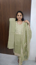 Kurti with pant and dupatta
