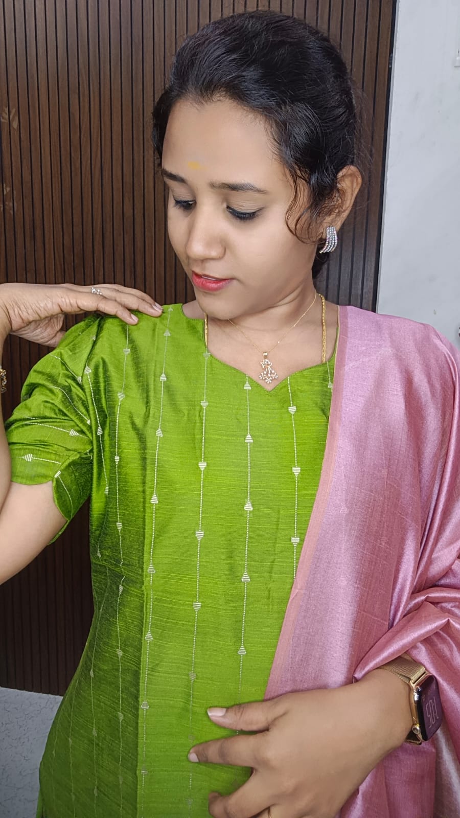 Susmi Brand Premium Raw silk Kurti with Pant and Digital Dupatta