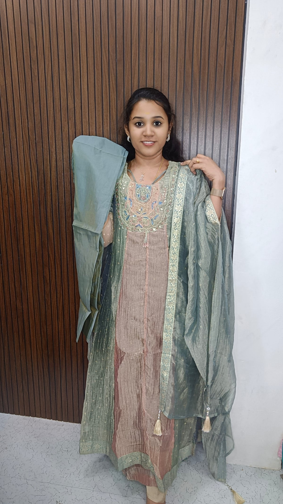 Kurti with pant and dupatta