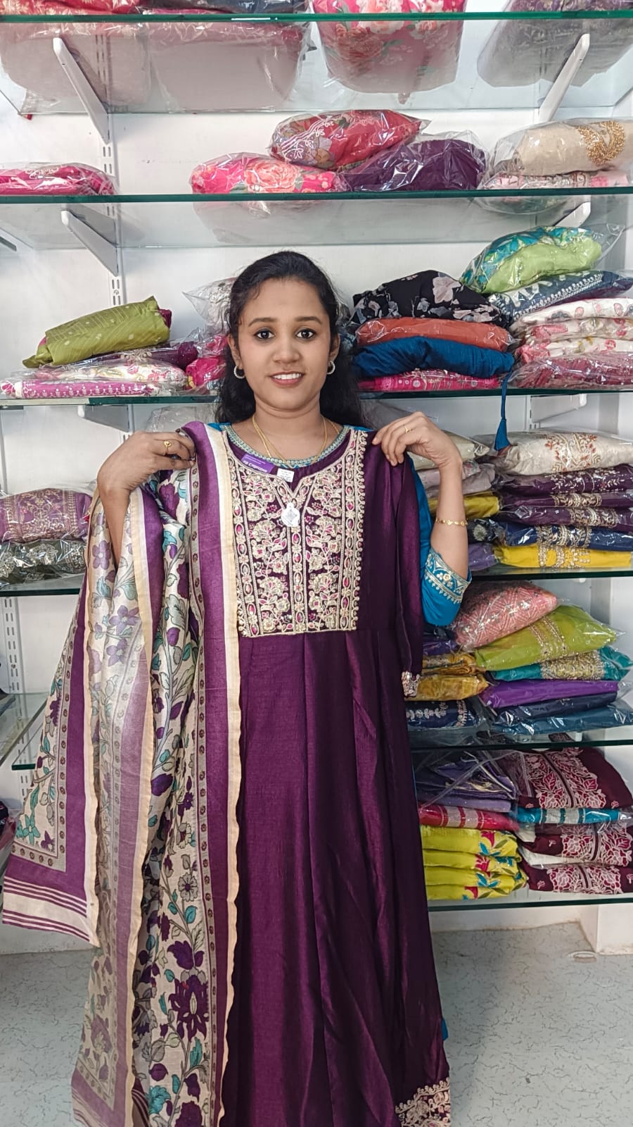 Side open kurti set