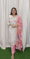 Kurti with pant and dupatta