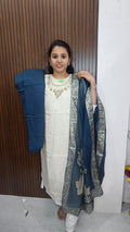 Kurti with pant and dupatta