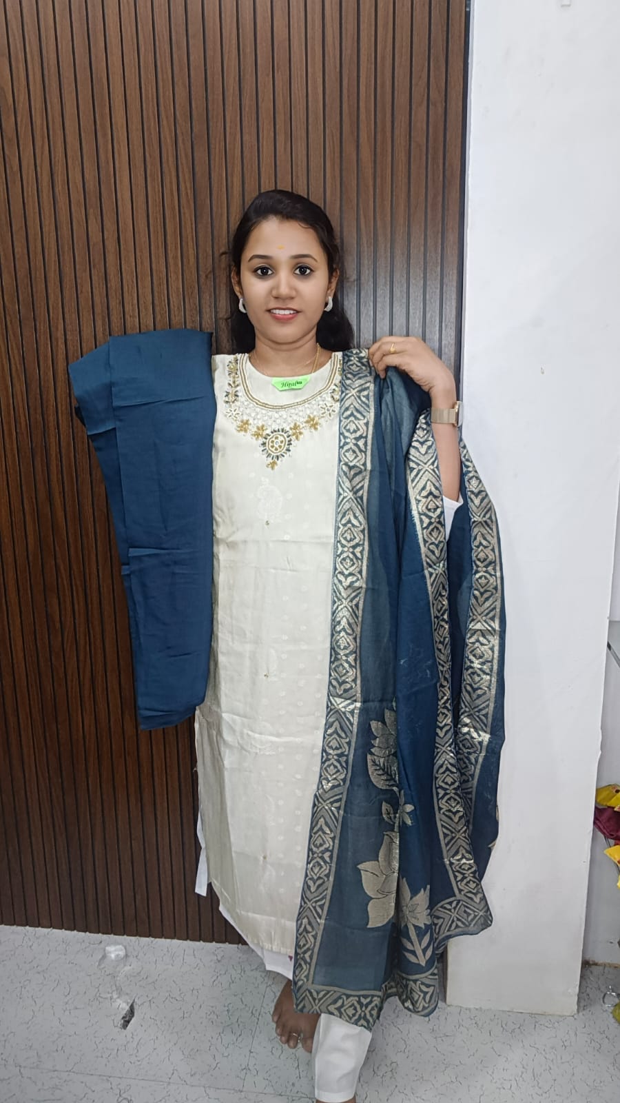 Kurti with pant and dupatta