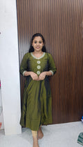 Taffeta Aline kurti