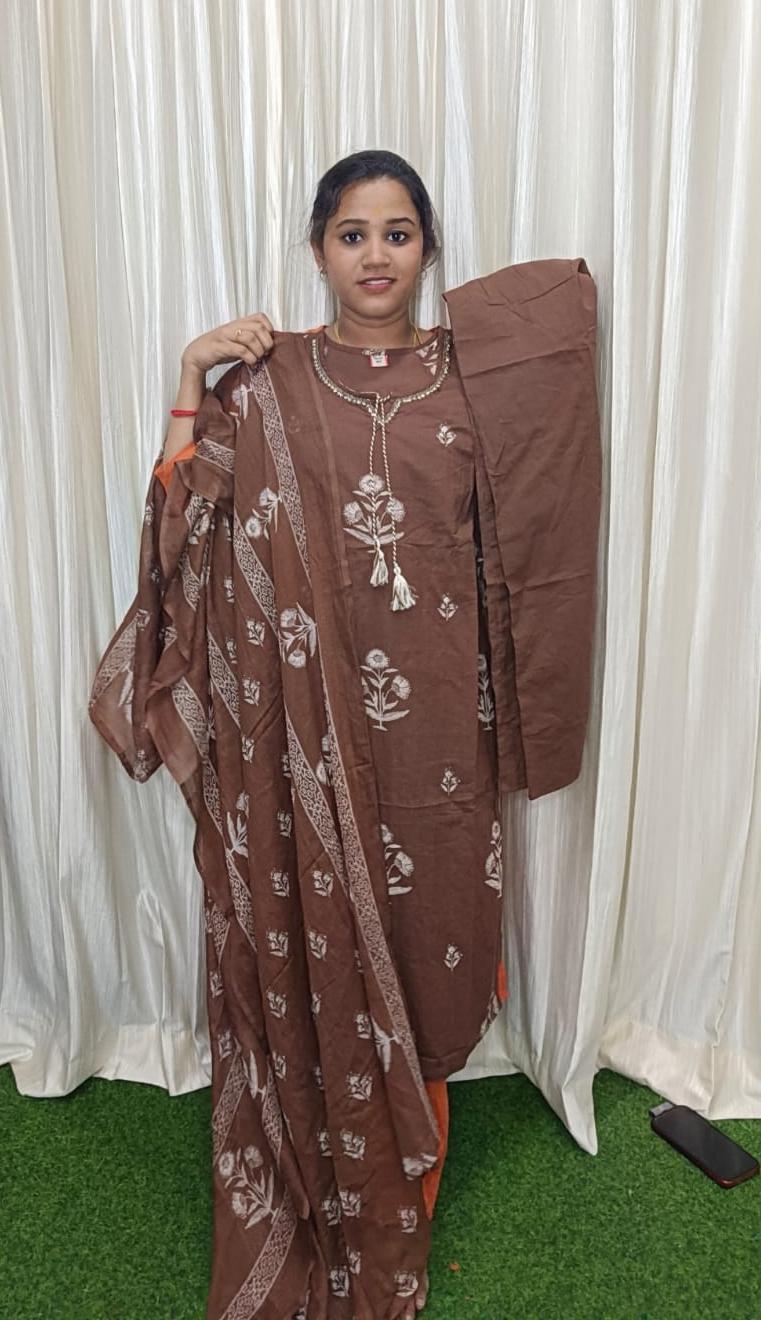 Side open kurti  set