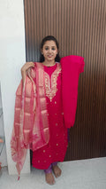 Kurti with pant and duppata