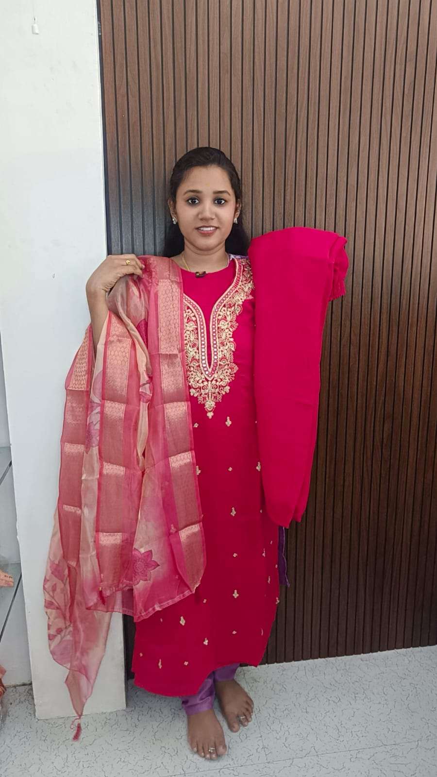 Kurti with pant and duppata
