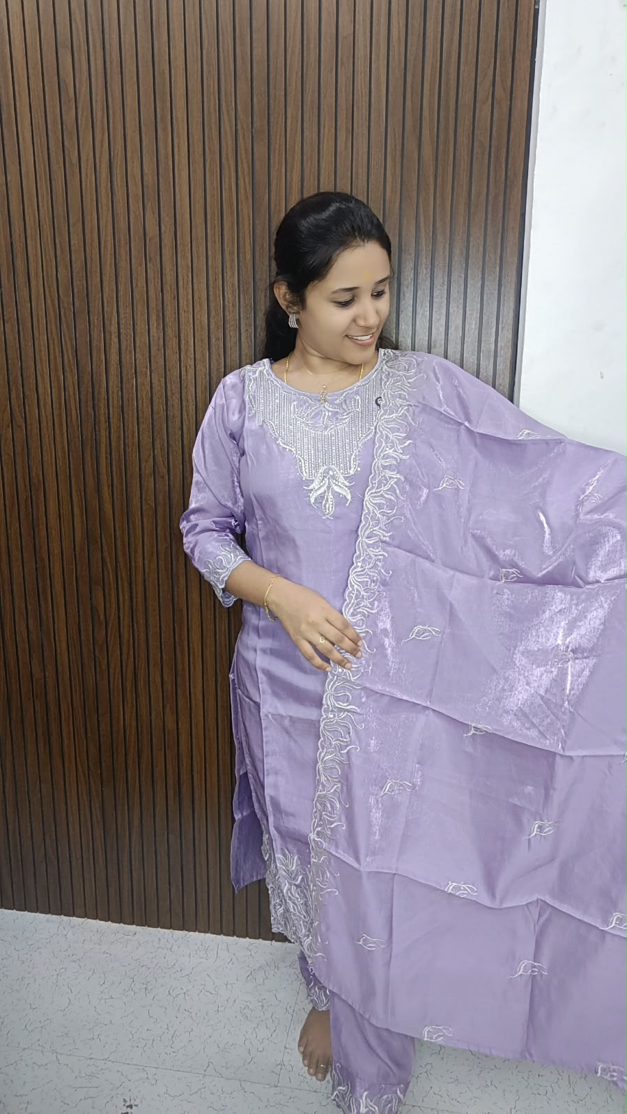 Kurti with pant and dupatta