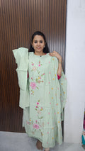 Kurti with pant and dupatta