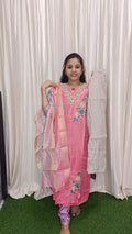 Kurti with pant and dupatta
