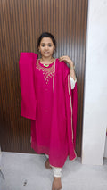 Kurti with pant and dupatta