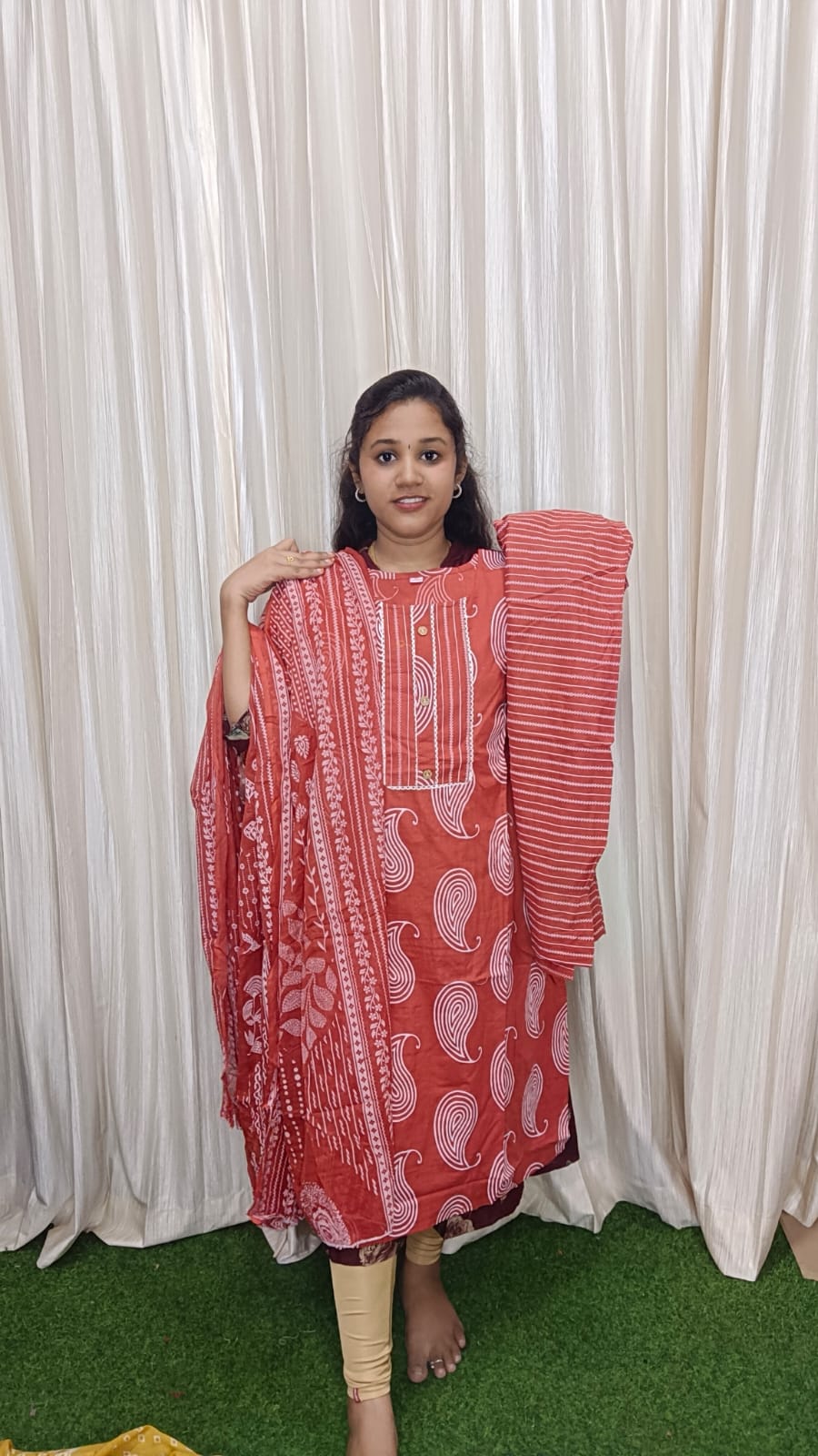 Plus size Cotton 3 piece set