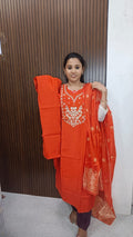 Kurti with pant and duppata