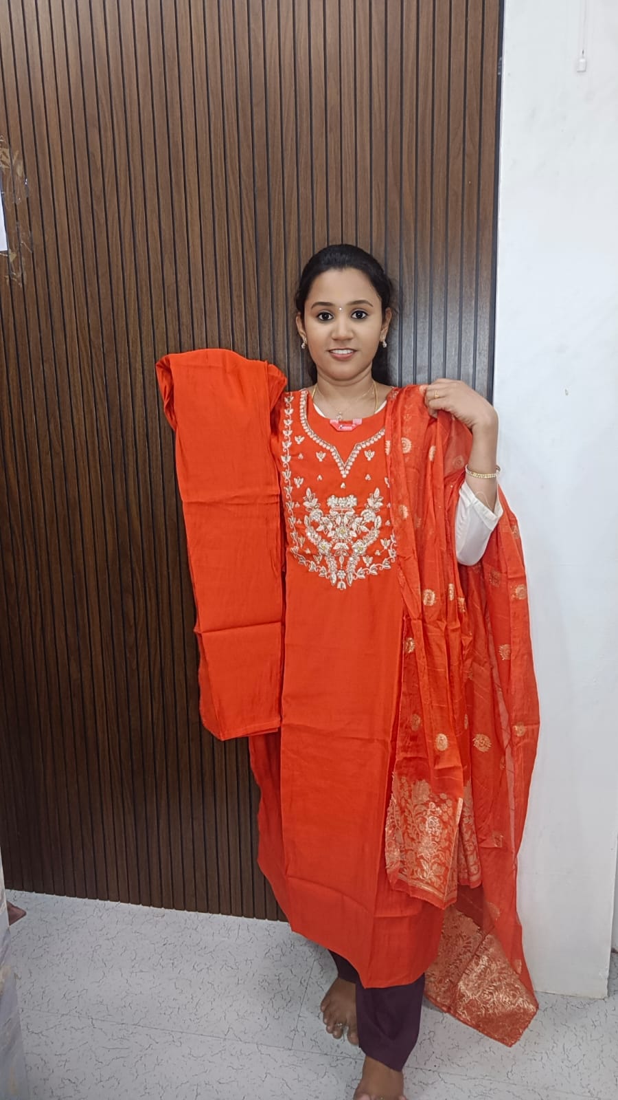 Kurti with pant and duppata